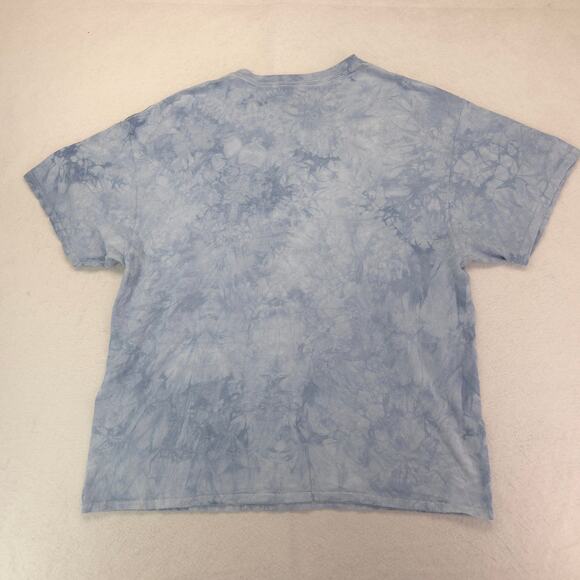 The Mountain Cat Crew Neck Short Sleeve Graphic T Shirt Mens Size 2XL Tie Dye - Picture 9 of 9